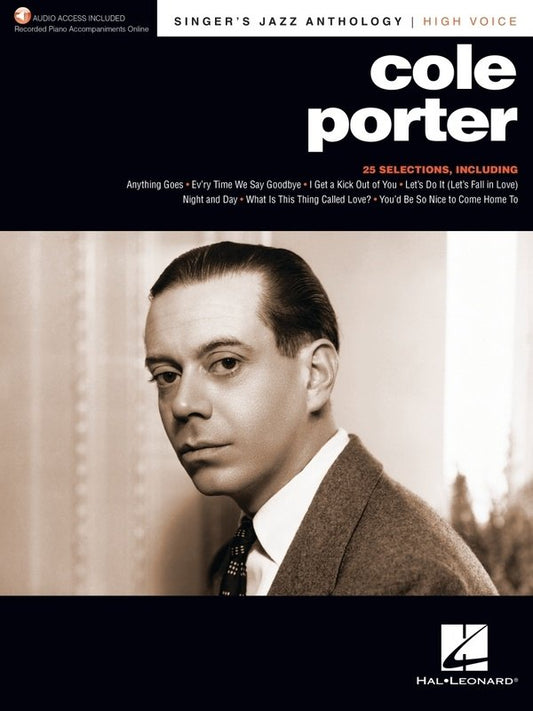 Cole Porter Singer's Jazz Anthology High Voice Book