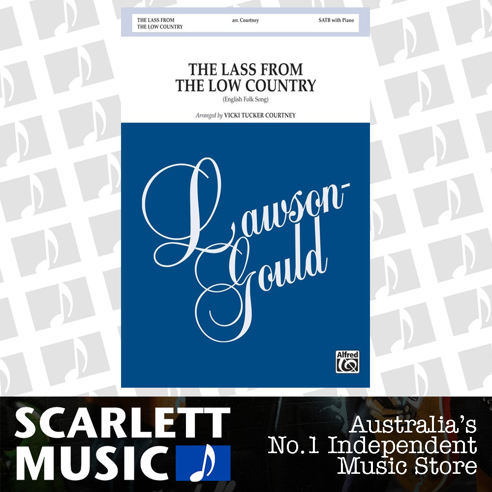 Lass From The Low Country SATB — view 2