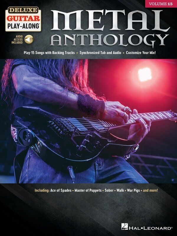 Metal Anthology Deluxe Guitar Play-Along V15 BK/OLA
