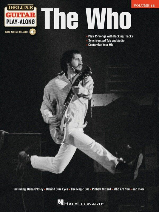 The Who Deluxe Guitar Play-Along V16 BK/OLA Songbook for Guitar with TAB and Audio