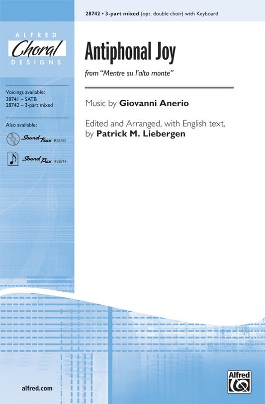 Antiphonal Joy SAB Choral Sheet Music
