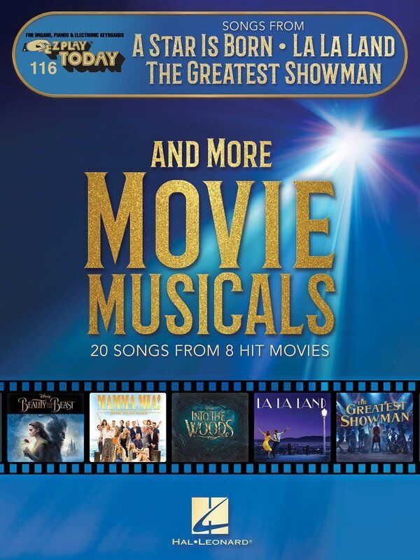 A Star Is Born, La La Land, Greatest Showman E-Z Play 116 - 20 Popular Songs for Keyboard