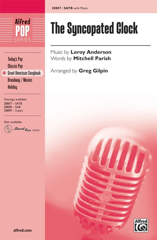 Syncopated Clock SATB and Piano Choral Sheet Music