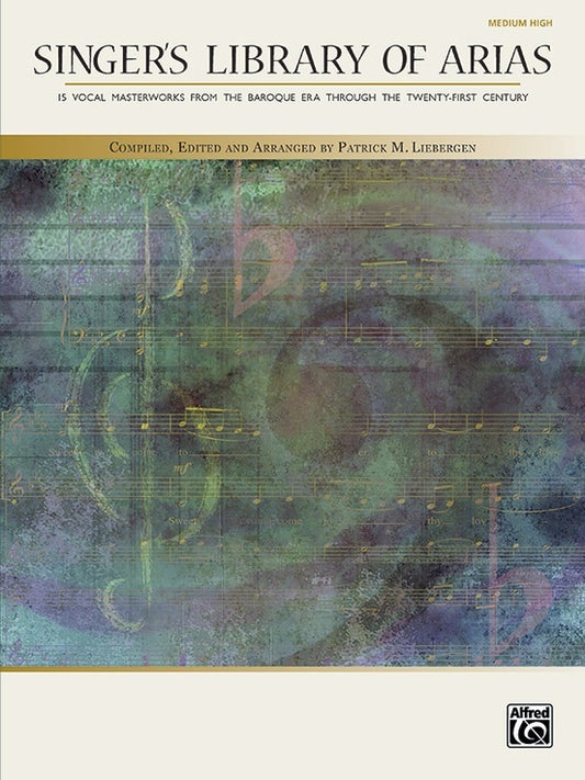 Singers Library of Arias for Medium High Voice Book