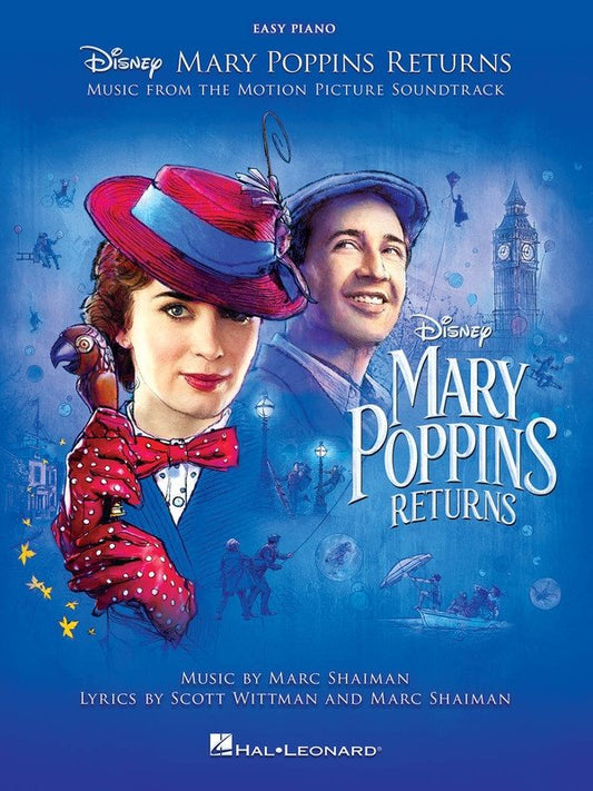 Mary Poppins Returns Easy Piano Songbook