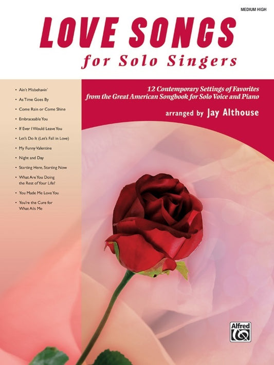Love Songs For Solos Singers Med High Book Only