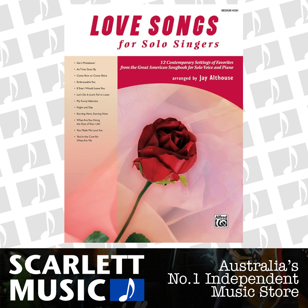 Love Songs For Solo Singers Med High Book/CD — view 2