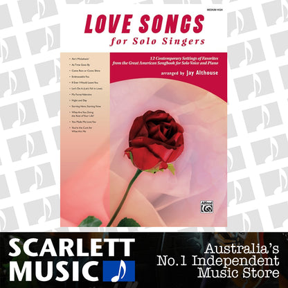 Love Songs For Solo Singers Med High Book/CD — view 2
