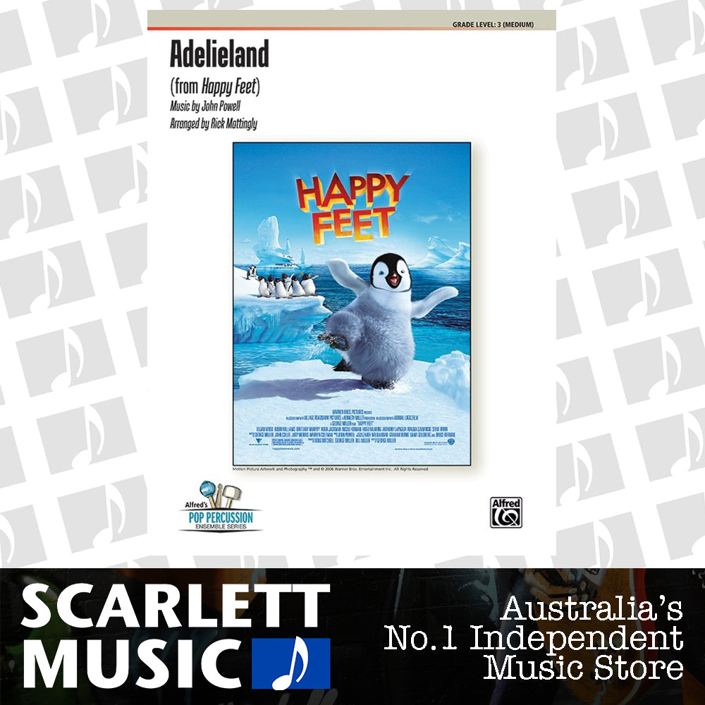 Adelieland Sheet Music from Happy Feet Percussion — view 2