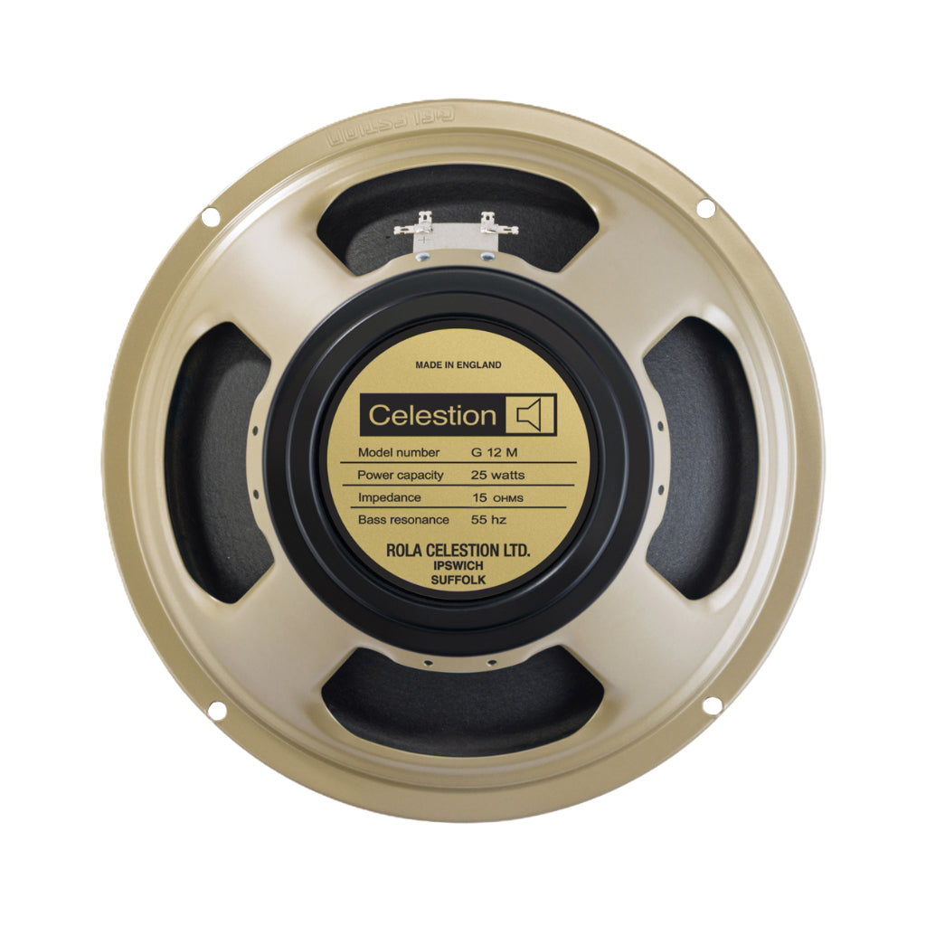 Celestion Heritage Series T1511 12" 25W Blackback Speaker - 15 Ohm G12M