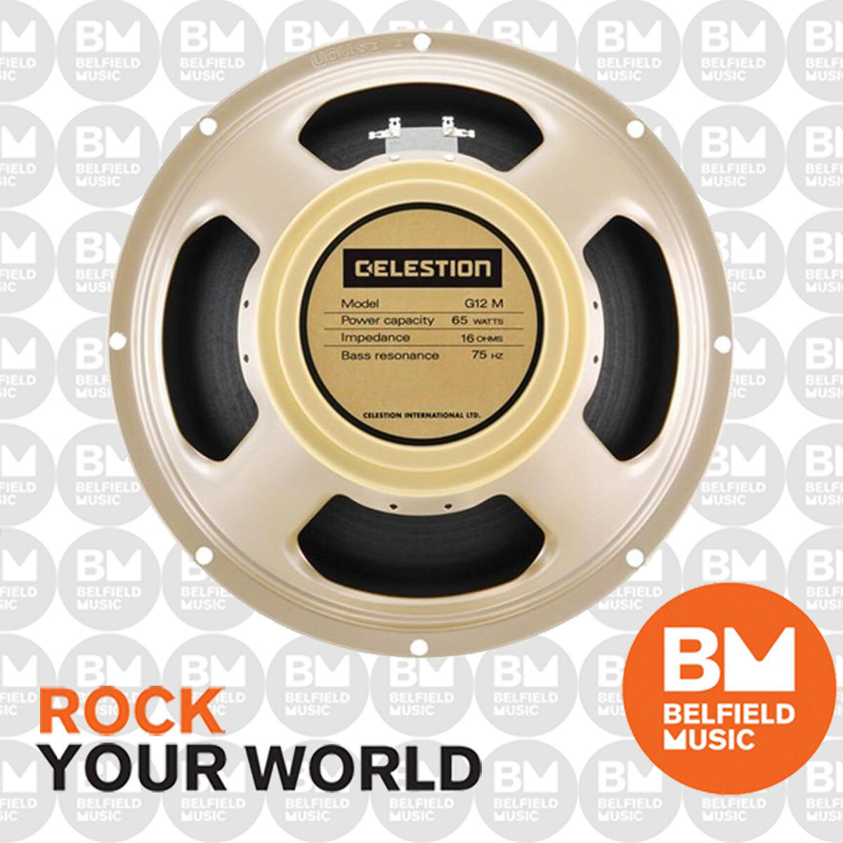 Celestion T5871 Classic Series G12M 65 Creamback 12 Inch Guitar Speaker 65W 16 Ohm — view 2