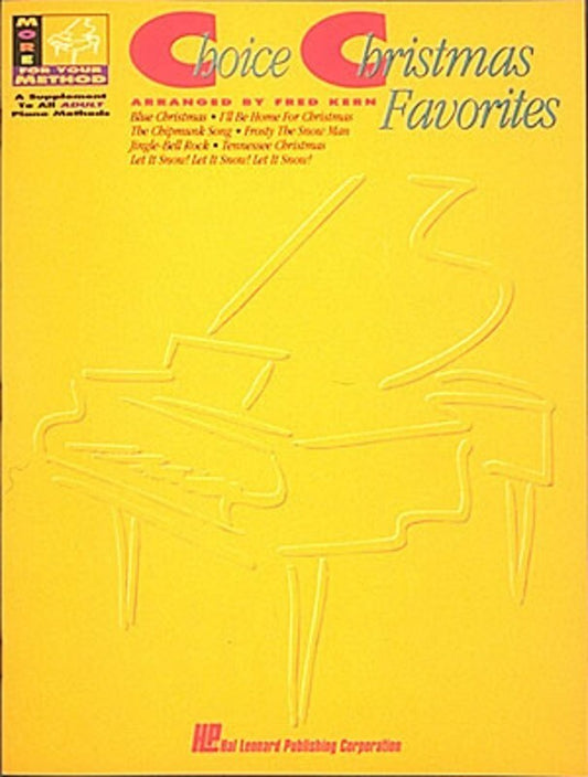 Choice Christmas Favorites Piano Method Adult