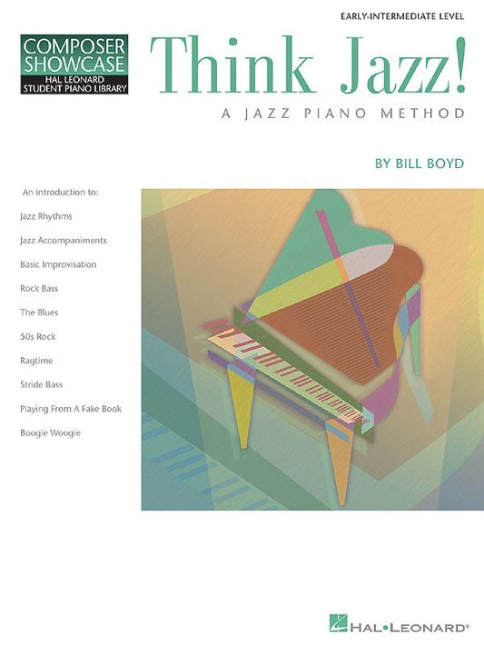 Think Jazz! A Jazz Piano Method — Educational Piano Library (Hal Leonard)