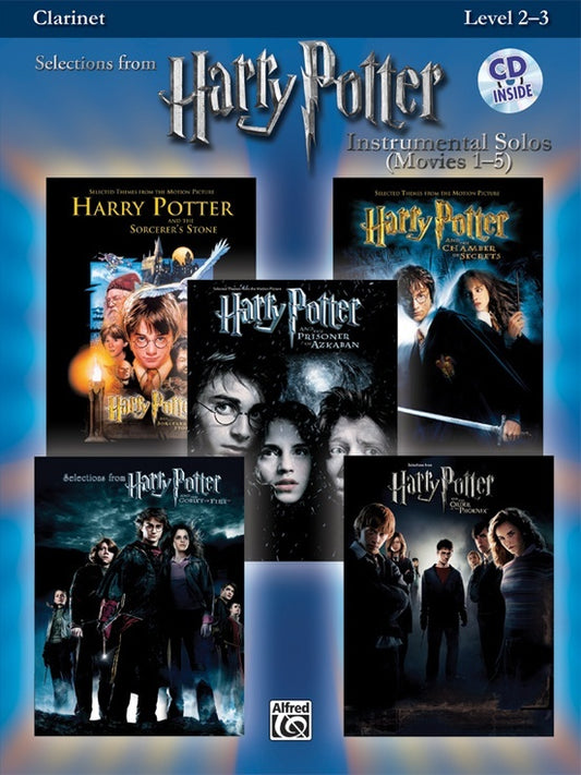 Harry Potter Solos Movies 1-5 Clarinet Book/CD