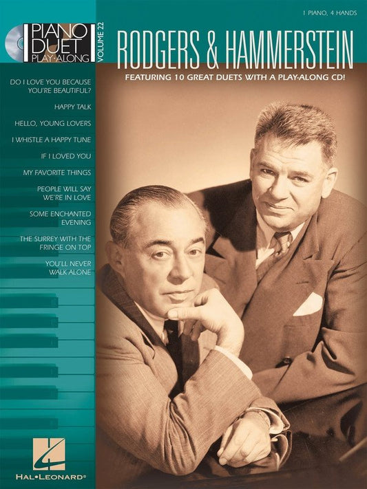 Rodgers & Hammerstein — Piano Duet Play-Along Vol. 22 (Hal Leonard)