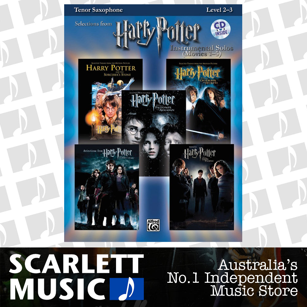 Harry Potter Solos Movies 1-5 Tenor Sax Book/CD — view 2