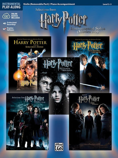 Harry Potter Solos Movies 1-5 Violin Book/CD