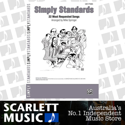 Simply Standards Easy Piano Sheet Music — view 2