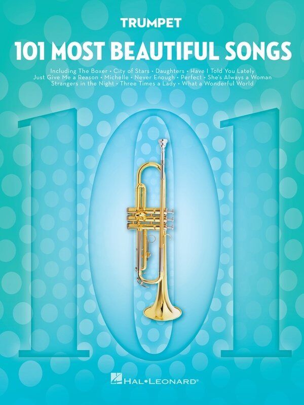 101 Most Beautiful Songs for Trumpet - Hal Leonard, 122 Pages, Instrumental Folios
