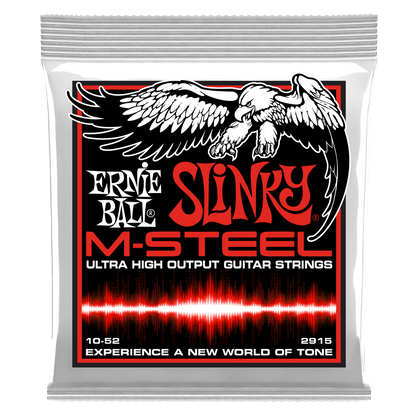Ernie Ball M-Steel Skinny Top Heavy Bottom Electric Guitar Strings (10-52)
