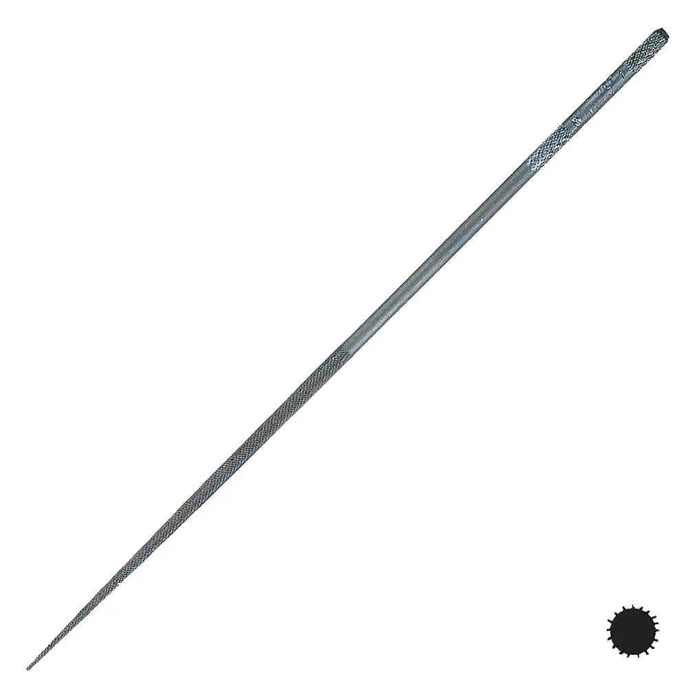 Grobet Round File 4mm x 150mm Coarse Swiss Made