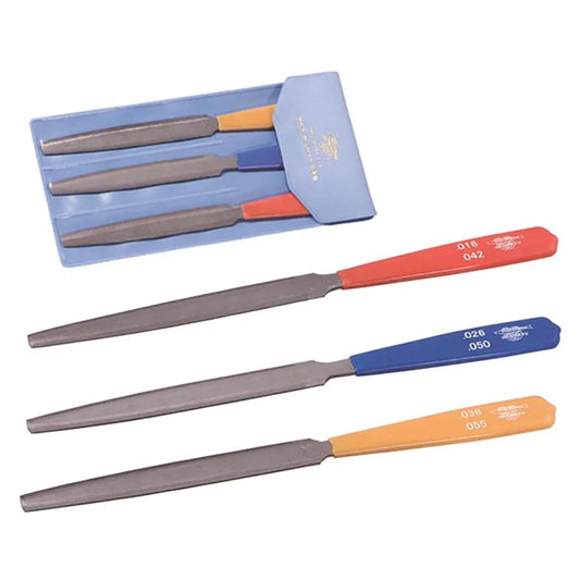 Nut Files Set of 3 with 6 Profiles for Guitar