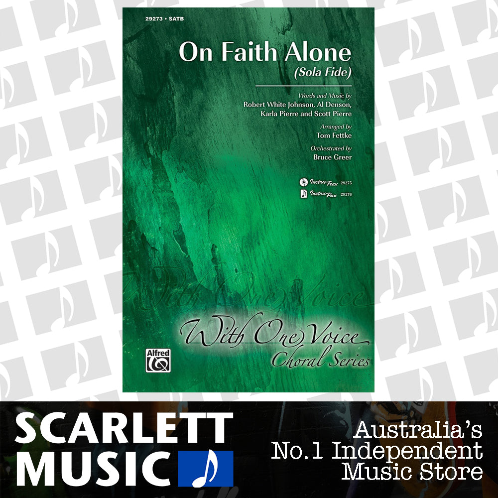 On Faith Alone SATB — view 2