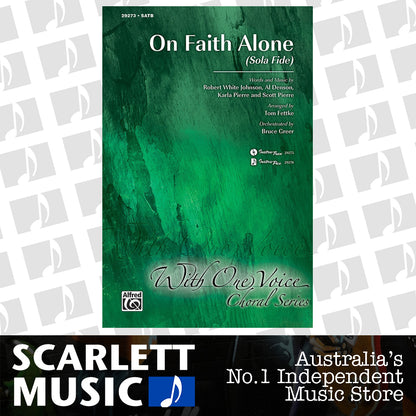 On Faith Alone SATB — view 2