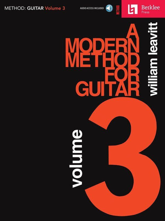 A Modern Method for Guitar Vol. 3 BK/OLA