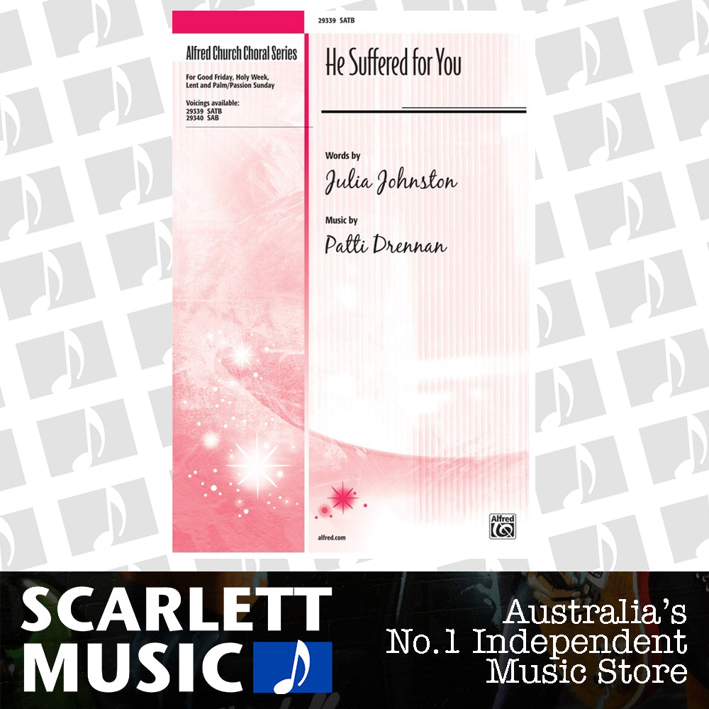 He Suffered For You SATB — view 2