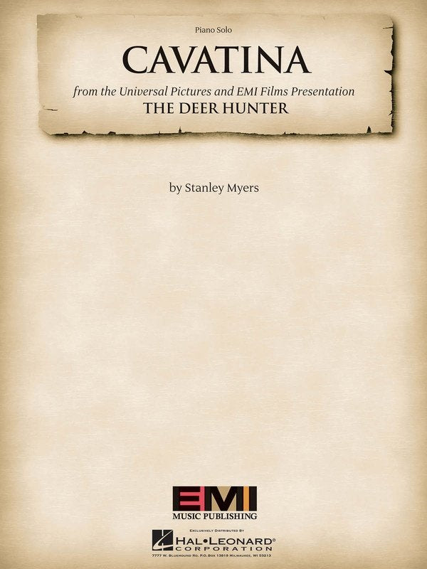 Cavatina (Theme from The Deer Hunter) — Piano Solo (Hal Leonard)