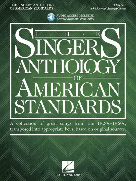 Singer's Anthology of American Standards Tenor Book