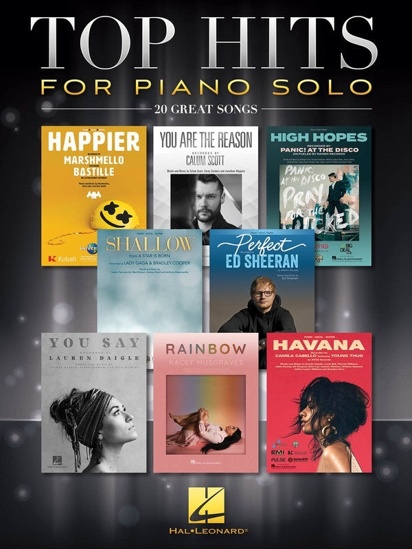 Top Hits For Piano Solo 20 Great Songs — view 2