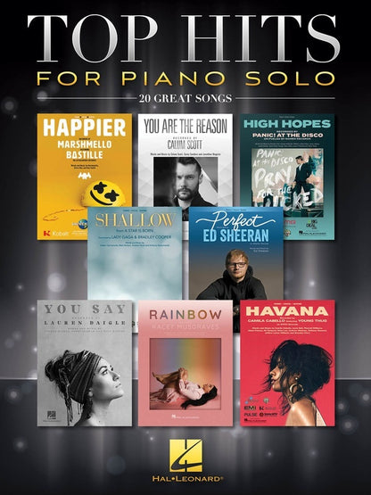 Top Hits For Piano Solo 20 Great Songs — view 2