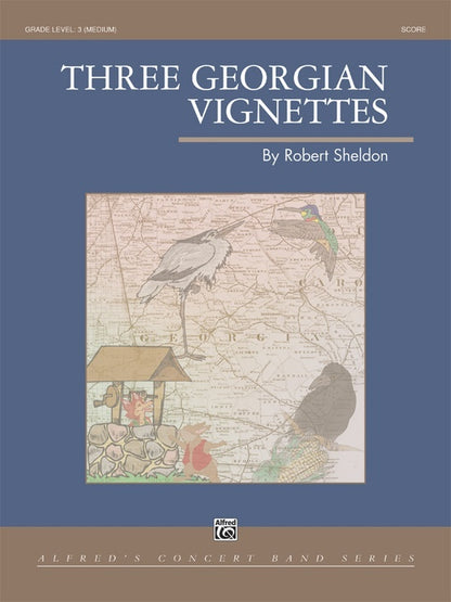 Three Georgian Vignettes Concert Band Sheet Music Grade 3