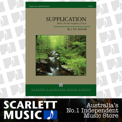 Supplication Concert Band Sheet Music Grade 4 — view 2
