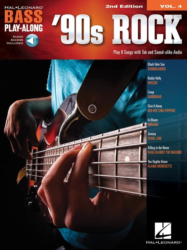 90s Rock Bass Playalong V4 Book/Online Audio — view 2