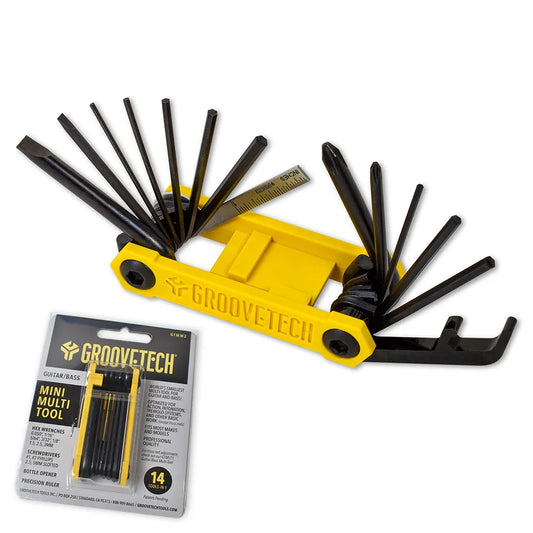 GrooveTech Compact Multi Tool for Guitar and Bass Maintenance