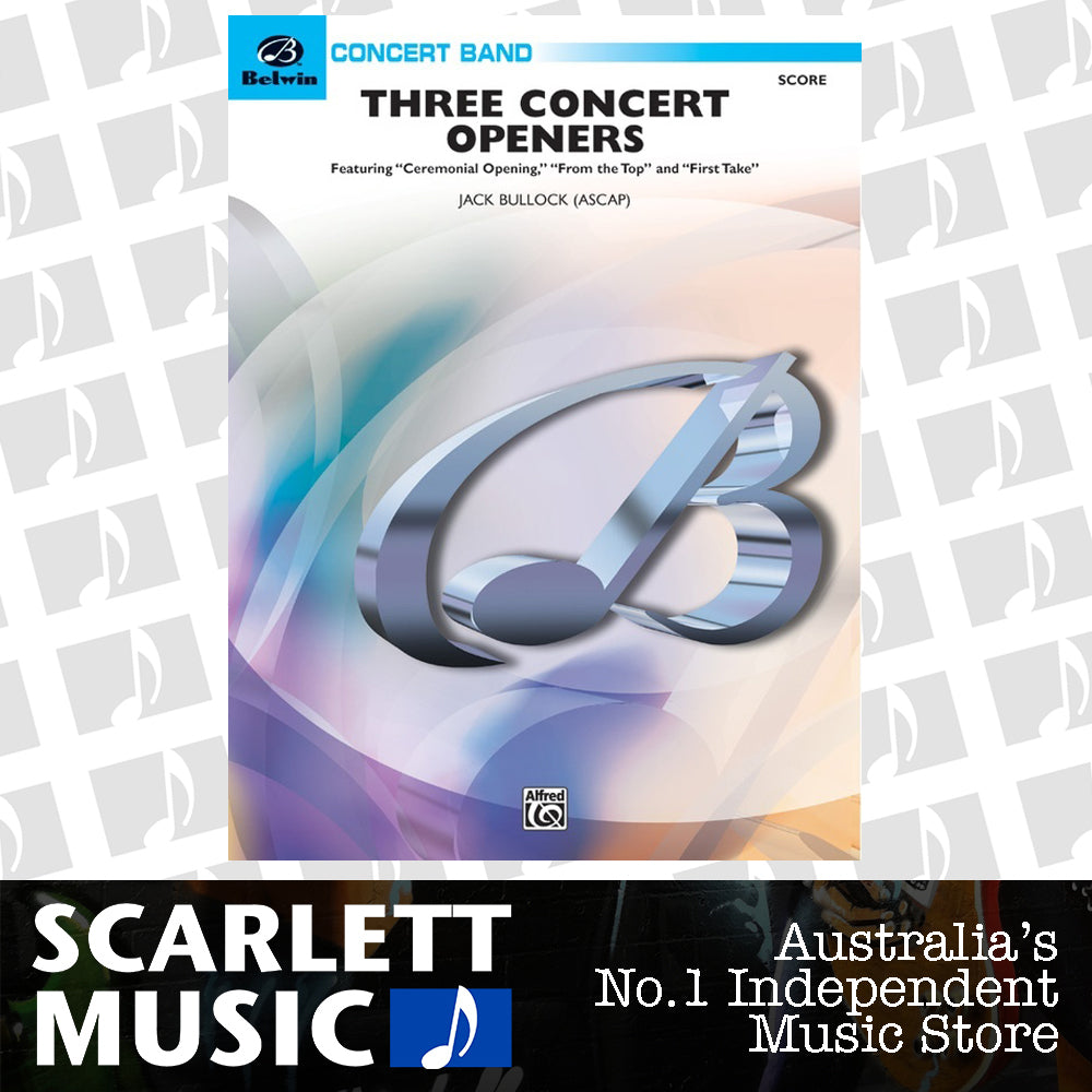 Three Concert Openers CB Grade 3 Score — view 2