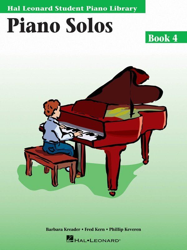 Piano Solos Book 4 by Hal Leonard - 32 Pages, Original Compositions, CD Accompaniments Available