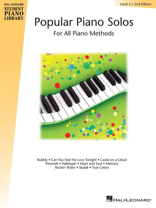 HLSPL Popular Piano Solos Book 3, 2nd Edition (Hal Leonard)