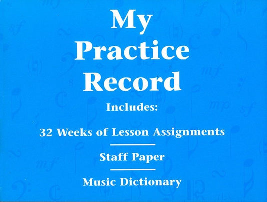 Hal Leonard Student Piano Library: My Practice Record (Hal Leonard)