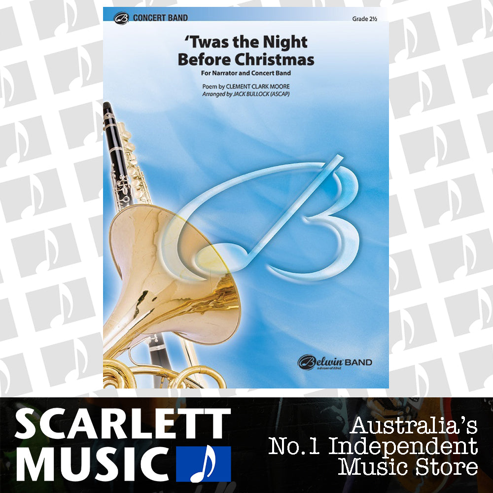 Twas the Night Before Christmas Concert Band Sheet Music Grade 2.5 — view 2