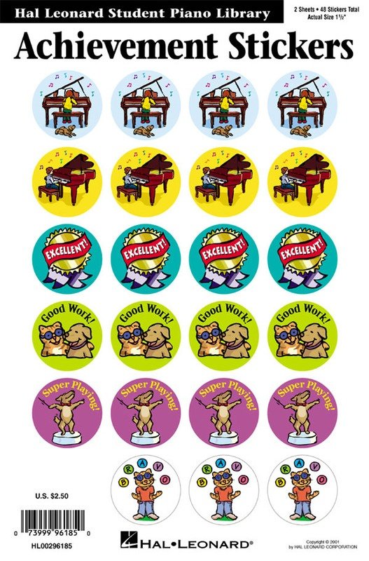 HLSPL Achievement Stickers (Hal Leonard)