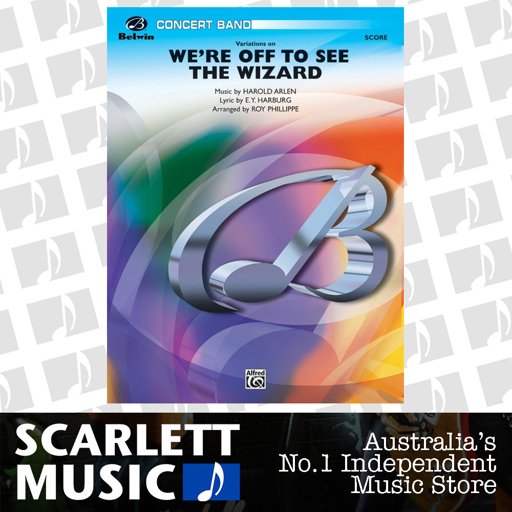 Variations on We're Off to See the Wizard Concert Band Sheet Music Grade 3 — view 2