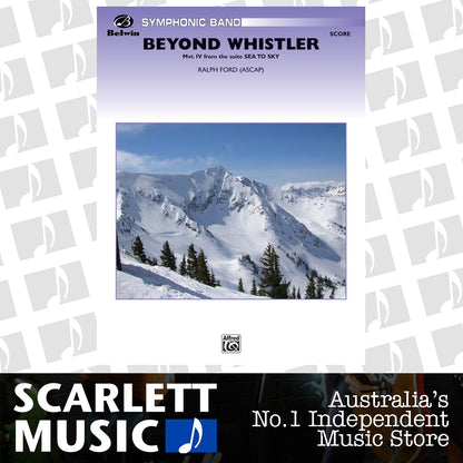 Beyond Whistler Concert Band Sheet Music Grade 5 — view 2
