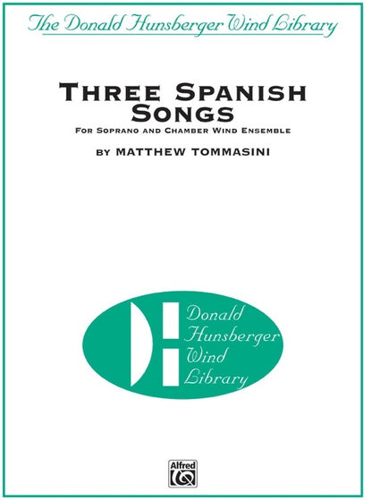 Three Spanish Songs Concert Band Sheet Music Grade 5