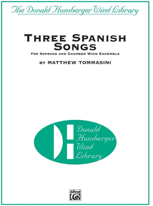 Three Spanish Songs Concert Band Sheet Music Grade 5