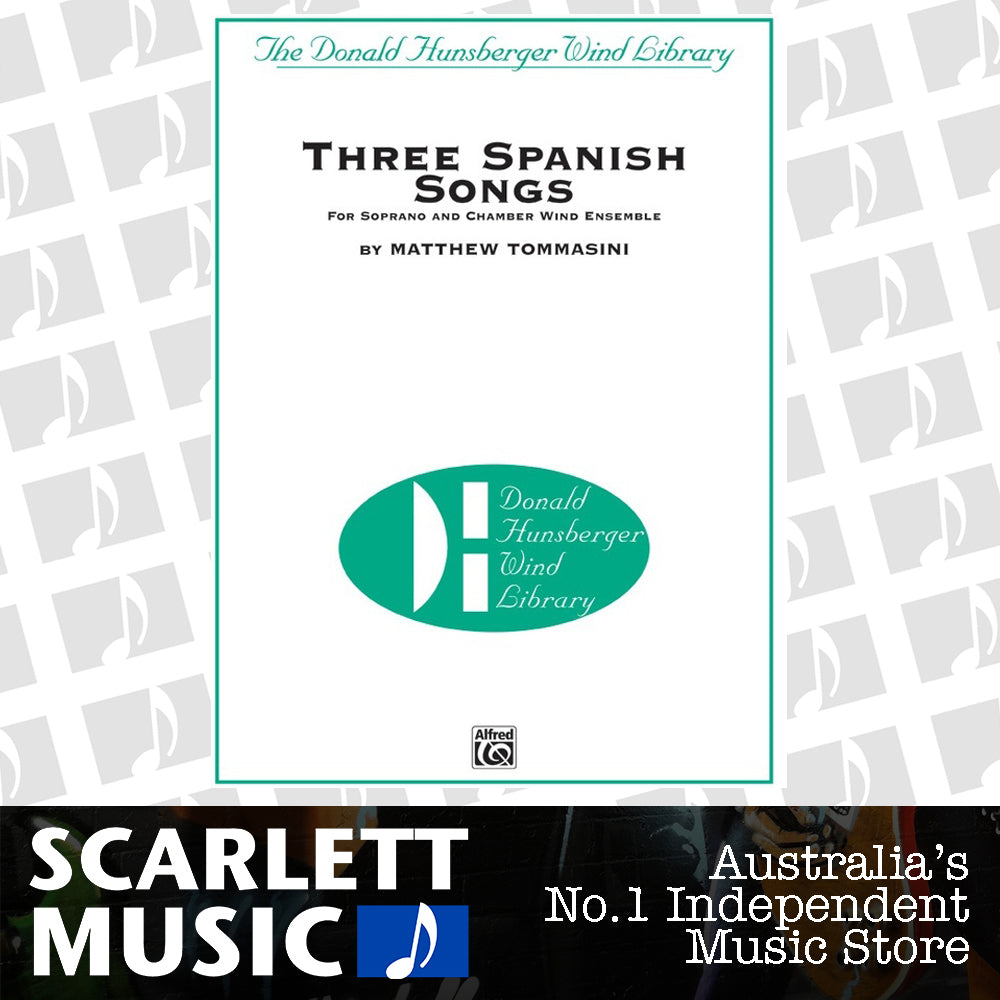Three Spanish Songs Concert Band Sheet Music Grade 5 — view 2