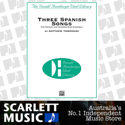 Three Spanish Songs Concert Band Sheet Music Grade 5 — view 2